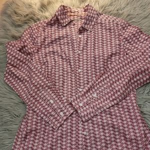 Classic clock print Boden shirt size 4R
